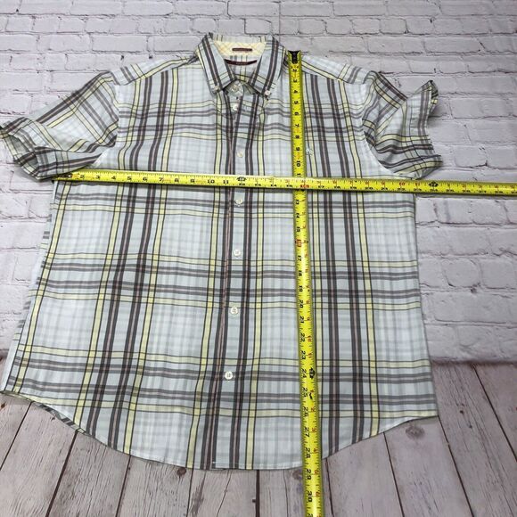 Penguin Men Short Sleeve Button Up Heritage Slim Fit Shirt Size Large M144 -29 - Picture 2 of 12